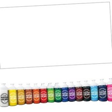 캘리그라피물감 포스터칼라 220ml 흰색