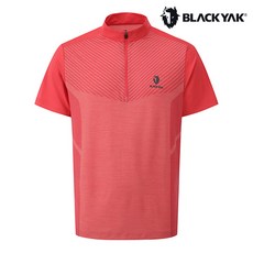 [블랙야크] 남성 카이에 집업 반팔티_1BYZTMU008