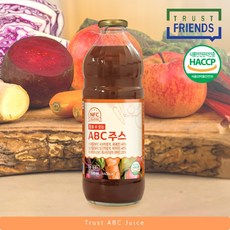 믿을 수 있는 물 넣지 않은 NFC ABC주스 원액 100% 1L 사과 비트 당근 착즙원액, 2개, 2개