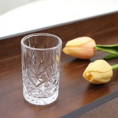 양주 샷잔 스트레이트잔 위스키 크리스탈 VV 로얄 소주잔, 로얄 소주잔 (157782), 1개