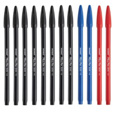 모나미 프러스펜 3000, 혼합(흑8+청2+적2), 1세트