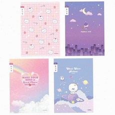 온몰 초등 여아 일기장 일기장공책 초등학생일기장, 랜덤1개