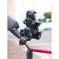 전동스쿠터 오토바이 핸드폰 거치대 방수 방진 쿠션 킥보드 네비게이션 거치, 1개, 세로 튜브형 / 쿠션 / 미니헬멧 거치