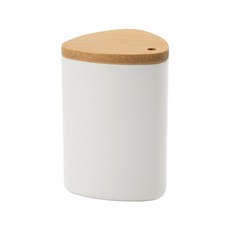 北歐木紋牙籤罐 木質簡約牙籤盒 牙籤收納罐 牙籤筒, 1個, 優雅白, 優雅白