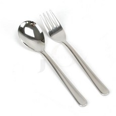 제이오스토어 스텐 유아용 수저세트 부페 어린이집 식당 아이용