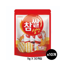 크라운 참쌀 설병 대용량, 9g, 300개
