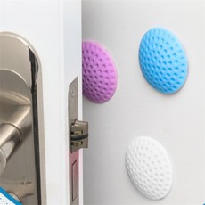 춘봉이네 원형 도어쿠션 문쾅방지, 블루, 1개