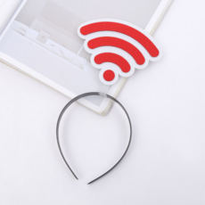 박하상점 생일파티 하트 화살표 와이파이 할로윈 머리띠, 1개, 와이파이모양