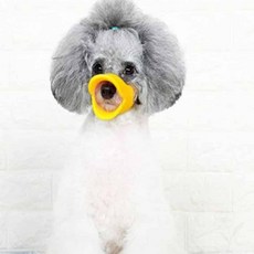 요비월드 실리콘 오리 입마개 개짖음방지 실리콘입마개 대형견입마개, 실리콘오리입마개-핑크S