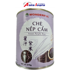 nep cam purple rice 베트남 디저트 넵깜 퍼플라이스 토핑 흑미찹쌀 요거트 저칼로리 다이어트, 870g, 1개