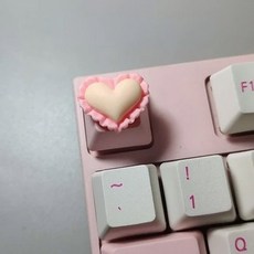 Keycaps 수제 사랑 소녀 선물 핑크 OEM ESC 키 게임 기계 키보드 Artisan Keycap, 7
