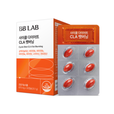 [BB LAB] 차주영 추천 사이클 다이어트 CLA 팻버닝 30캡슐 | 체지방 감소 내장지방 관리 건강한 다이어트 보조제 공액리놀레산 비타민나이아신 B1 B2 B6 판토텐산 함유, 30회분, 1박스