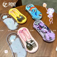 小新の雜貨鋪 小馬寶莉聯名套裝叉子兒童2024餐具新款家用勺子可愛生日禮物, 1個, 認準正版【小馬寶莉】,認準【小馬寶莉正版】