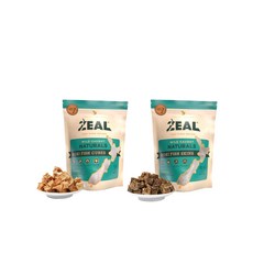 真致 Zeal 紐西蘭野生捕獲鱈魚皮 風乾寵物零食 貓狗適用, 1個, ２鱈魚皮 125g, 125g, 鱈魚