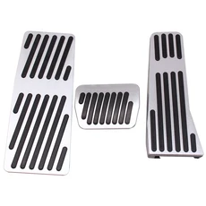 스마트차 가속기 가스 브레이크 클러치 페달 발판 플레이트 For Mazda 3 Axela BP CX-30 CX30 액세서리, [04] AT 3PCS
