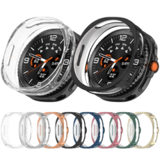 갤럭시워치8 케이스 풀커버 젤리 TPU 액정보호 필름 44mm 40mm, 투명