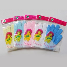 洗澡手套 沐浴手套 強力去汙 搓澡 去角質 按摩手套 毛巾手套, 1個, 單只