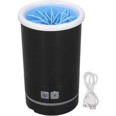 HEPDD 반려견 발 세척기 휴대용 USB 충전식 2시간 충전 소형견용 실리콘 브러시는 진흙 산책 공원 방문 후 또는 비 오는 날 30초 만에 95% 먼지 제거 효과가 있습니다