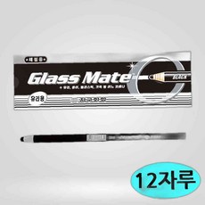 지구화학 글라스메이트 검정색 준비물 학용품 캐릭터 12자루