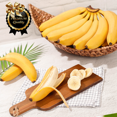 입안 가득 퍼지는 진한 단맛과 크리미하게 녹아드는 식감이 특징인 돌 바나나, 1박스, 돌 바나나 1송이 (송이당 900g~1.3kg)