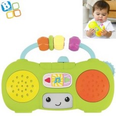 비키즈 뮤직앤라이트 미니붐박스 307038 사운드장난감 음악악기놀이 소리완구 멜로디완구 감성발달장난감 dew+098MR