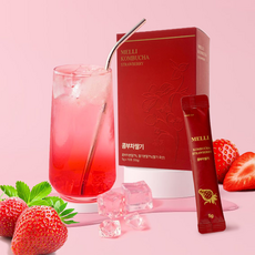 딸기 콤부차 청량감 멜리 베리 탄산 콤부차, 1개, 10포, 50g