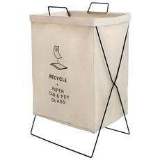 Monoble 摺疊式回收分類藍 41L, 米色