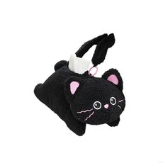 티슈 상자 디스펜서 플러시 동물 패턴 종이 케이스 홀더, 2. for Cat, 1개