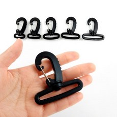 360도 회전 고리 백팩 배낭 후크 비너 클립 연결 웨빙 보조 스트랩 플라스틱 부자재, E 5cm