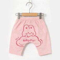 嬰幼兒夏季九分褲 開心小兔薄款外穿褲 輕盈透氣寶寶褲