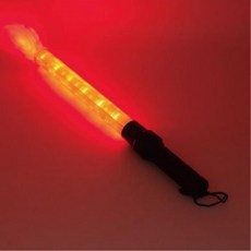 유도봉 투톤 미니 신호봉 LED 경광봉 안전봉 안전지시봉 경기장 주차장, 1개