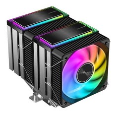 JIUSHARK JF200MINI Crystal Auto RGB CPU공랭쿨러 BLACK, 선택하세요, 1개