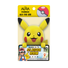 아우라 포켓몬 모니터걸이 방향제 피카츄, 4.5ml, 1개, 윌유메리미향