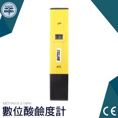 SEATTOLS 筆式PH計 數位酸鹼度計 MET-PH14 (0-14PH) 水質檢測儀, 1個