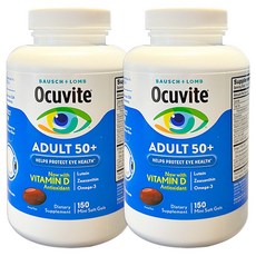 바슈롬 [2개 SET] 오큐바이트 50+ 150정 (소프트젤) Bausch Lomb Ocuvite 150sgles