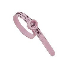 반지 사이즈 측정기 링게이지 링 사이즈 측정 도구 집에서 간편한 측정기 분홍