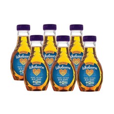 Wholesome Sweeteners 블루 아가베 넥타 천연 저혈당 감미료 GMO 불포함 공정 무역 및 글루텐 불포함 333.1g(11.75온스) x 6개 팩, 333g