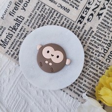 E元堂 門把防撞貼 牆壁保護, 1個, 薄款-小猴子