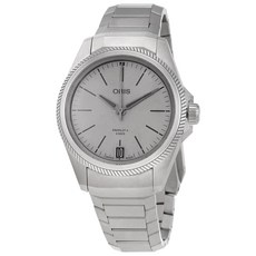 오리스 프로파일럿 X 오토매틱 그레이 다이얼 남성용 시계 01 400 7778 7153-07 7 20 01TLC 925781