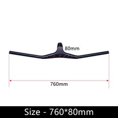 Syncros 핸들 바 산악 자전거 통합 줄기-17도 카본 MTB 폭 660 - 800mm, 760X80mm, 1개