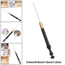 자수 바늘 바느질 도구 스팽글 비즈 코바늘, 1개