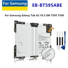 EB-BT595ABE EB-BT595ABA 탭 A2 10.5 SM-T590 SM-T595 배터리 예비 부품 교체용 7300mAh 태블릿