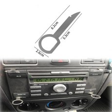 4Pcs 자동차 라디오 제거 키 핀 도구 스테레오 헤드 유닛 아우디 A1 TT