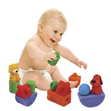 K’s Kids 奇智奇思 彩色安全積木：開心樂園