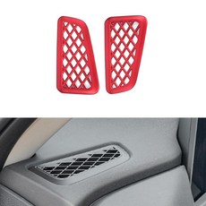 TLIFORT 혼다 어코드 하이브리드 2023 2024 2025 대시보드 에어컨 콘센트 벤트 커버 트림 ABS 탄소 섬유, 레드