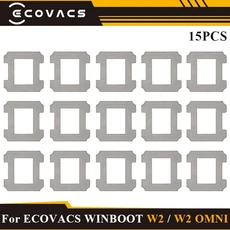 ECOVACS WINBOOT W2 OMNI W1 Pro 마이크로 화이버 패드 천 교체 부품 액세서리, 05 15PCS