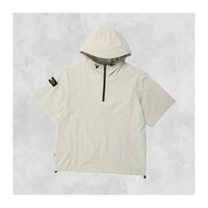 내셔널지오그래픽 N232UFT941 아델리 경량 우븐 스트레치 반팔 아노락 점퍼 OAK BEIGE 229229 FE3053145-E2B