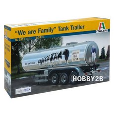 [ITA3911] 1/24 Classic Tank Trailer We are family(슈퍼 데칼 포함), 1개