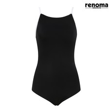 레노마수영복 여성 U-BACK 원피스 실내 수영복 블랙 (RN-LS2F701_BK) 브라캡증정