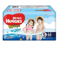 하기스 물놀이 팬티형 기저귀 아동공용 특대형 5단계(11~16kg), 260매, 5단계
